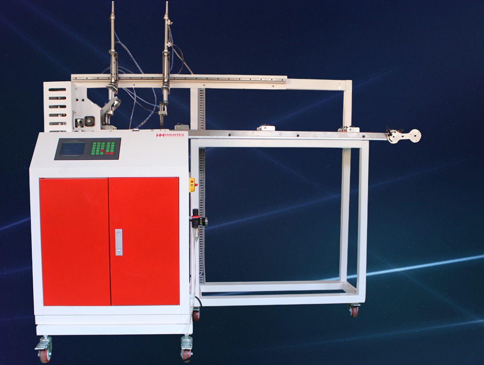 828SMC Heavy duty hot knife webbing cutting machine  with marker (point marking)