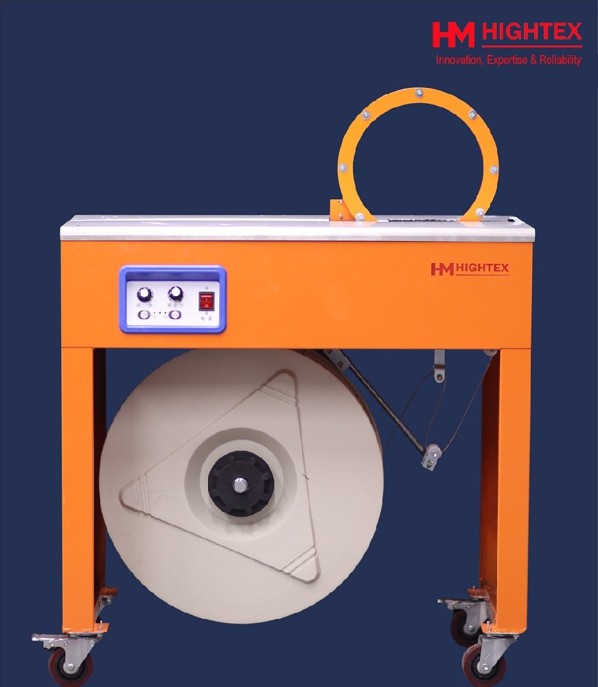 828S Automatic strapping machine for bundling and packing small-sized articles