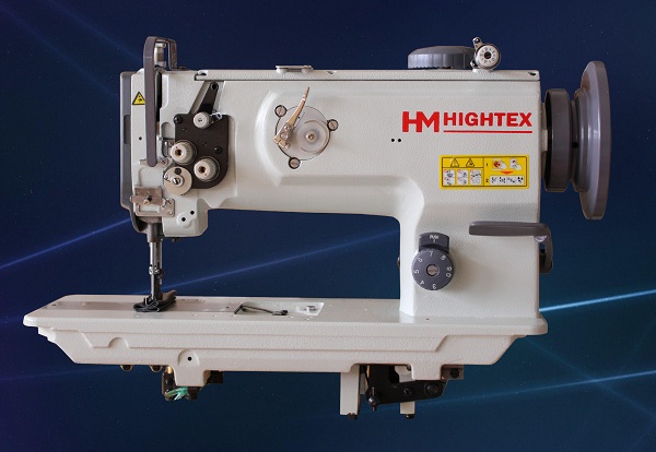 7510N 1-needle, unison-feed, lockstitch machine with vertical-axis large hook